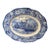 1970s Liberty Blue Washington Crossing the Delaware Platter – Americana Ironstone, England | 250th Anniversary Decor For Sale