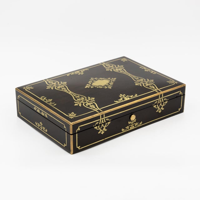 Maison Giroux Ebonized Box Paris, Circa 1850 For Sale In San Francisco - Image 6 of 12