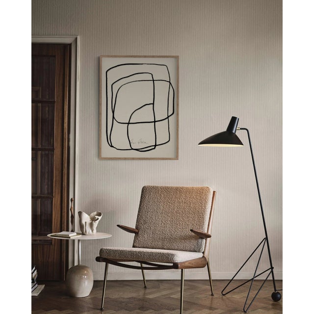 Contemporary Abstract Lines Giclee Print, Framed For Sale - Image 4 of 5