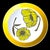 1970s Mikasa Duplex Duet Yellow Poppy Chop Plate Designed by Ben Seibel For Sale - Image 11 of 13