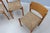 Vintage Rustic Dining Chairs with Straw Seat attributed to Renato Toso, 1970s, Set of 4 For Sale - Image 15 of 16