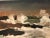 1990s Crashing Waves Original Oil Seascape Painting by David Beynon Pena For Sale - Image 5 of 5