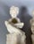 Two 19th Century Marble Sculptures: The Child Scribe and The Reader, After Lemire For Sale - Image 11 of 11