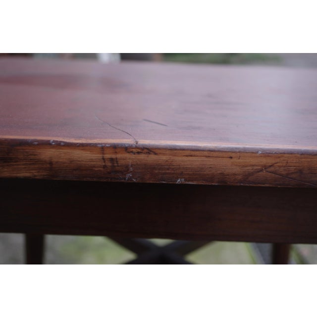 Wooden Table, 1950s For Sale - Image 10 of 13