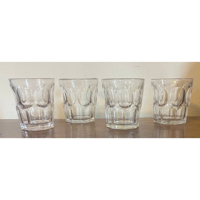 American Antique Mid 19th Century American Classical Ashburton Flint Glass Whiskey Tumblers, Circa 1850 - Set of 4 For Sale - Image 3 of 16