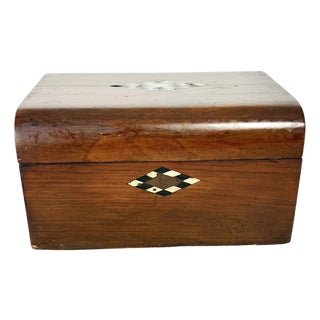 Wooden Tobacco Box, France, 1950s For Sale