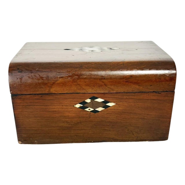 Wooden Tobacco Box, France, 1950s For Sale