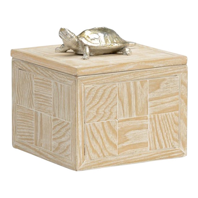 Wildwood Wood Tortoise Box, Small For Sale