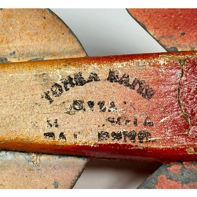 Wood Vintage Folk Art Fish Decoy: Tonka Baits, Wayzata Minnesota For Sale - Image 7 of 10