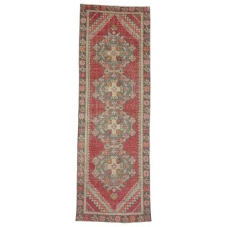 Vintage Turkish Konya Runner- 2′10″ × 8′6″ For Sale