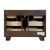 Halmstad 48 in. W Rectangular Wood Single Sink 6 Drawer Bathroom Vanity Set, Walnut For Sale - Image 9 of 11