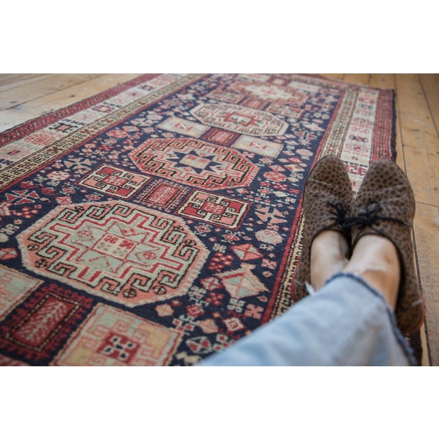 Vintage Ardebil Rug Runner - 3'7" x 10'1" For Sale - Image 10 of 10