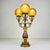 3 Arm Table Lamp Hunting by C. Florentine, Italy, 1950s For Sale - Image 13 of 18