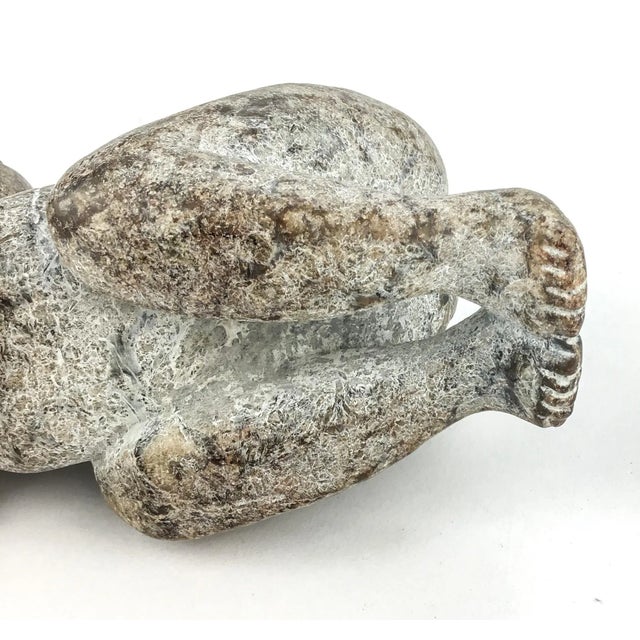 Hand Carved Antique Stone Sculpture For Sale - Image 10 of 13