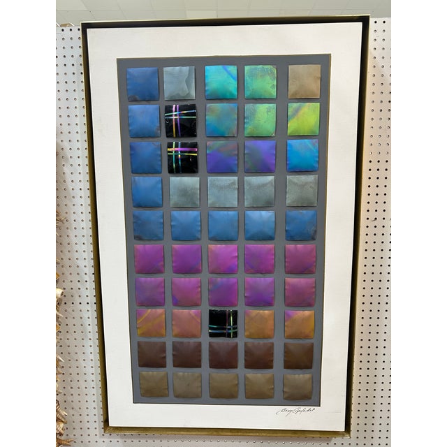 1980s Modern Polychromatic 3-D Art by Greg Copeland For Sale - Image 5 of 5