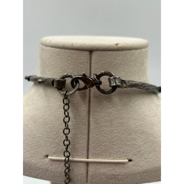 Metal Philippe Ferrandis Branch Necklace 1990 For Sale - Image 7 of 10