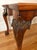 Antique Solid Wood Coffee Table With Ball and Claw Feet For Sale - Image 4 of 10