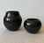 Vintage Santa Clara Pueblo Signed Blackware Pots or Vases, Set of 2 For Sale - Image 4 of 15