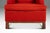 Red Neoclassical Revival Lounge Chair After the Casa Encantada Line by t.h. Robsjohn-Gibbings for Peterson Studios, Usa, C. 1960s For Sale - Image 8 of 18