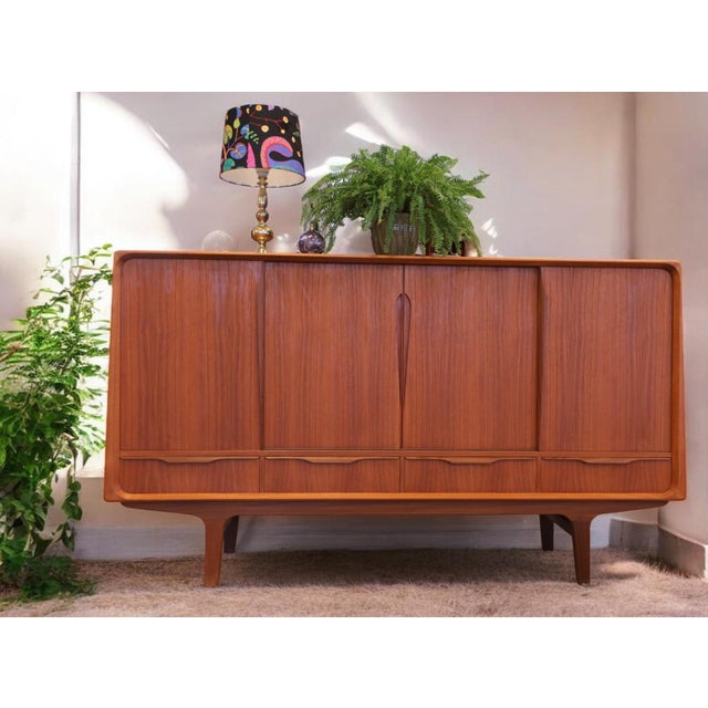 Danish Sideboard with Sliding Doors, 1960s For Sale - Image 16 of 18
