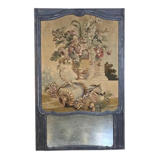 19th Century Grand Trumeau With French Aubusson Tapestry For Sale