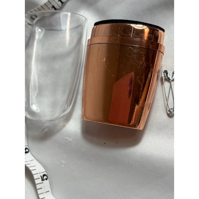 1950’s Atomic Style Copper and Lucite Sewing Kits For Sale In Boise - Image 6 of 9