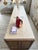 Antique Double-Sided Shop Counter with Marble Top, 1900s For Sale - Image 11 of 18