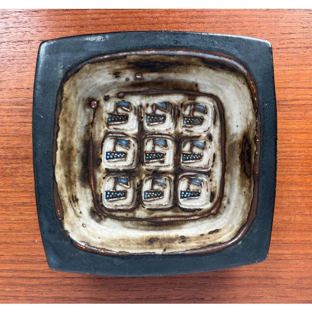 Mid-Century Modern Mid-Century Modern Danish Brutalist Ceramic Bowl by Jorgen Mogensen for Royal Copenhagen, 1960s For Sale - Image 3 of 14