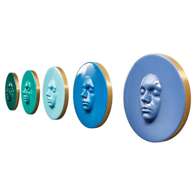 Out of Office Wall Sculptures by Corine Vanvoorbergen, Set of 5 For Sale - Image 10 of 10