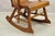 Brown Vintage Sikes Co Maple Wood American Colonial Style Rocker Rocking Chair (A) For Sale - Image 8 of 11