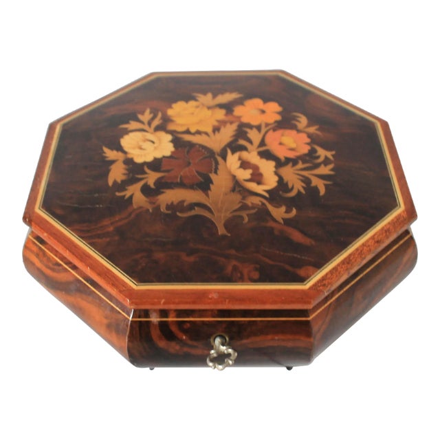 Vintage Italian Jewelry Music Box For Sale