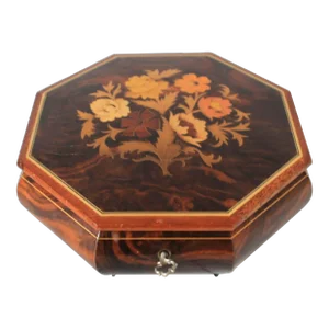 Vintage Italian Jewelry Music Box