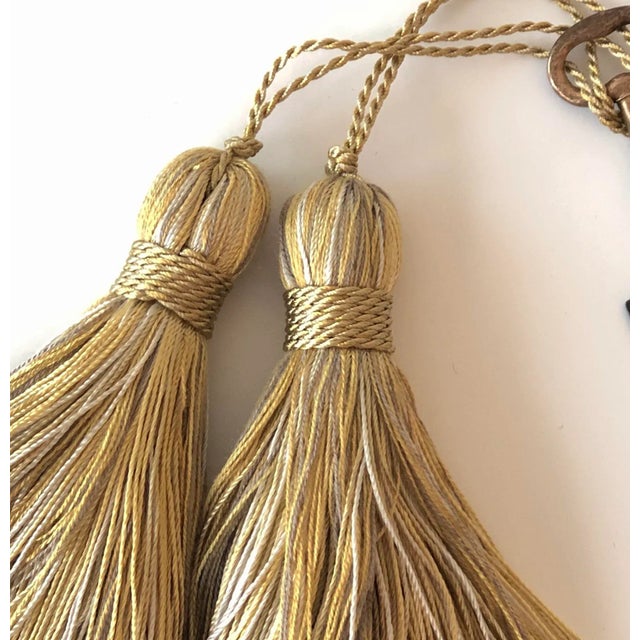 Petite Gold Tassels - a Pair For Sale - Image 4 of 11