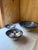 Vintage Moroccan Safi Pottery Nesting Bowl Set in Hand-Painted Cobalt Blue, 1950, Set of 3 For Sale - Image 4 of 17