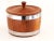 1950s 1950s Danish Teak Cheese Bucket With Lid For Sale - Image 5 of 11