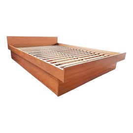 Example of Mid-Century Modern Teak Beds