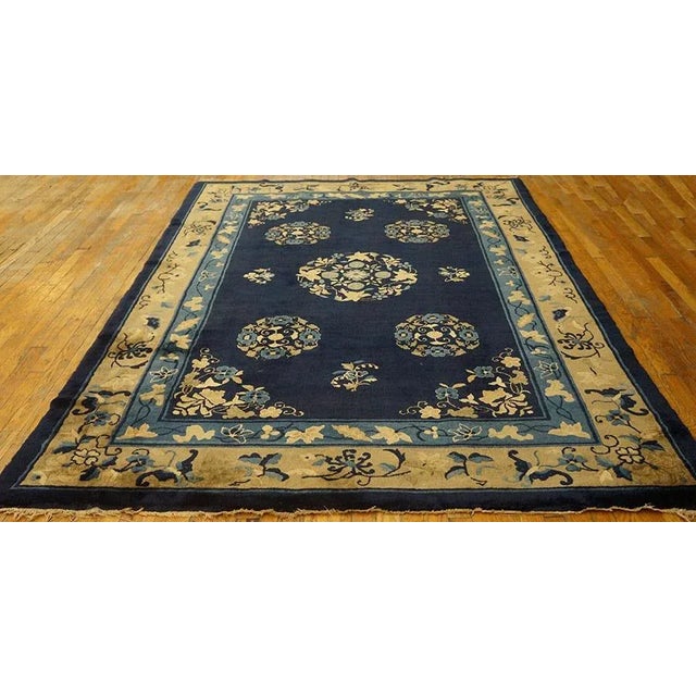 Antique Chinese - Peking rug, size: 6'3" x 8'9". Chinese - Peking The commercial Peking carpet is a later 19th century...
