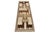 Hand-knotted in wool, a 4x12 rug from Rug & Kilim’s newly unveiled curation of rare tribal pieces. Originating from Turkey...