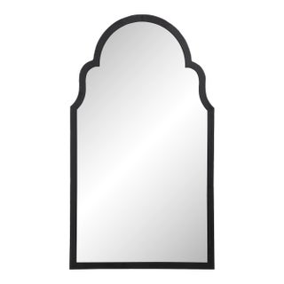 Black Arch Topped Vanity Mirror For Sale