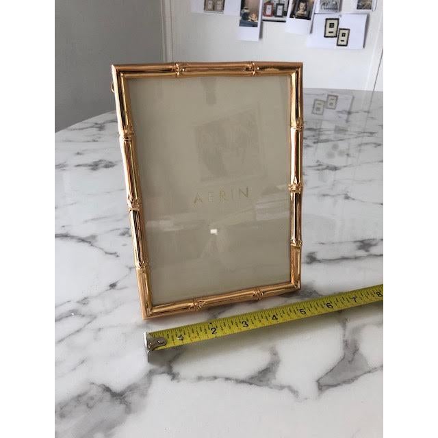 Aerin Brass Bamboo Picture Frame Chairish