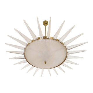 Mid-Century Modern Murano Glass Sputnik Chandelier 1970s For Sale