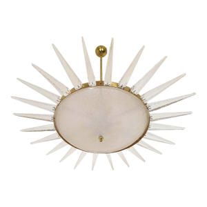 Mid-Century Modern Murano Glass Sputnik Chandelier 1970s