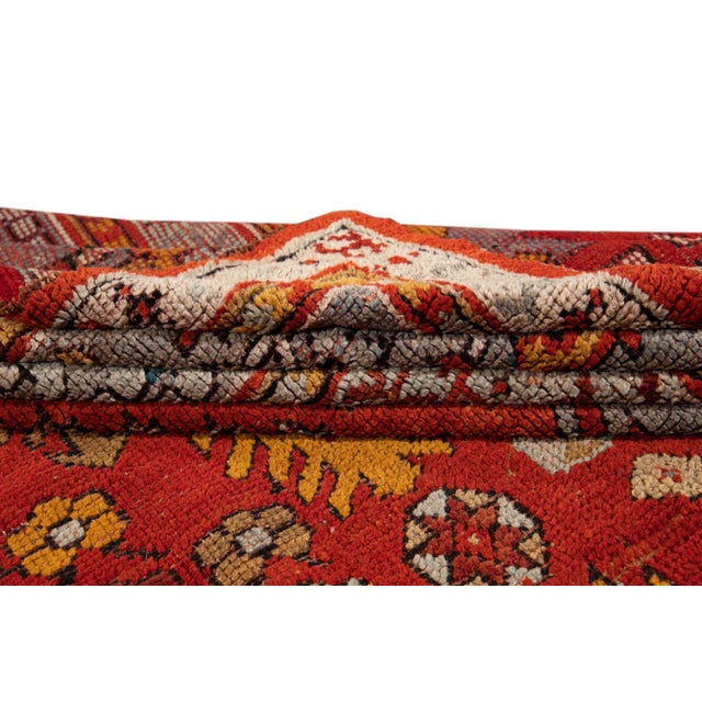 Late 19th Century Late 19th Century Antique Turkish Oushak Wool Rug 12 X 14 For Sale - Image 5 of 13