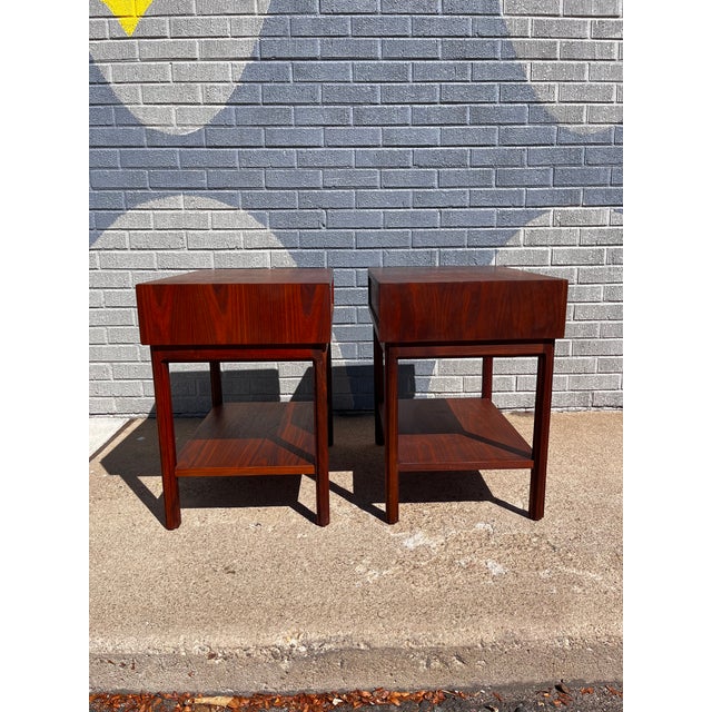 Mid-Century Modern Jack Cartwright for Founders, Pair of Nightstands, Attributed For Sale - Image 11 of 13