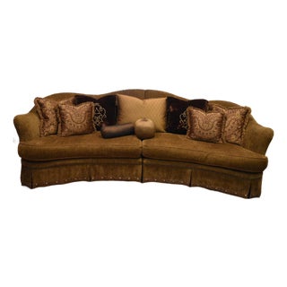 Marge Carson Maritza 2pc Sofa With Decorative Trim For Sale