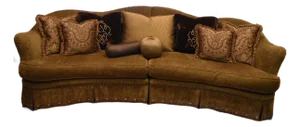 Marge Carson Maritza 2pc Sofa With Decorative Trim