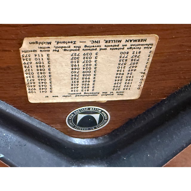 Mid-Century Modern Rare 1964 Rosewood Herman Miller Eames Lounge chair & Ottoman w/Original Receipt For Sale - Image 3 of 18