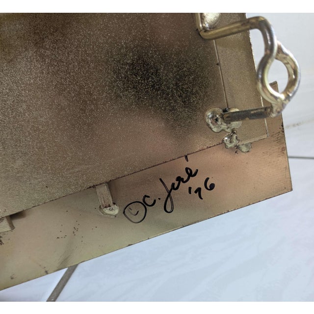 1976 Curtis Jere Brooklyn Bridge Wall Sculpture For Sale - Image 9 of 10