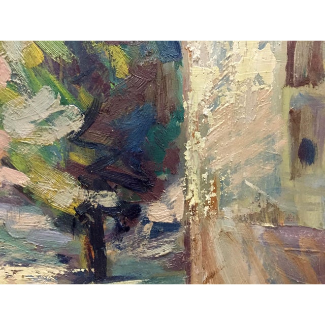 *** ABOUT THIS PAINTING *** * TITLE: "City landscape" * SIZE: 40x50 cm/'15.74x19.68 inches' * MEDIUM: oil, cardboard *...