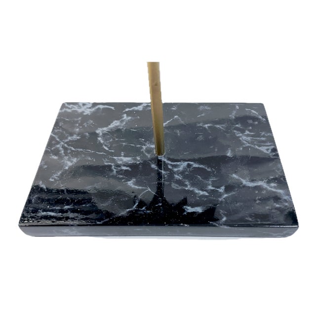 Late 20th Century Vintage Gold Starburst Metal Table Sculpture For Sale - Image 5 of 5